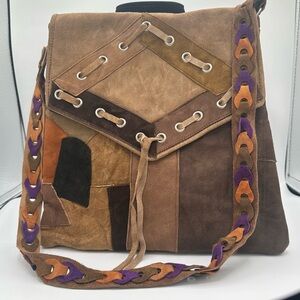 1970’s Patchwork Leather Shoulder Bag